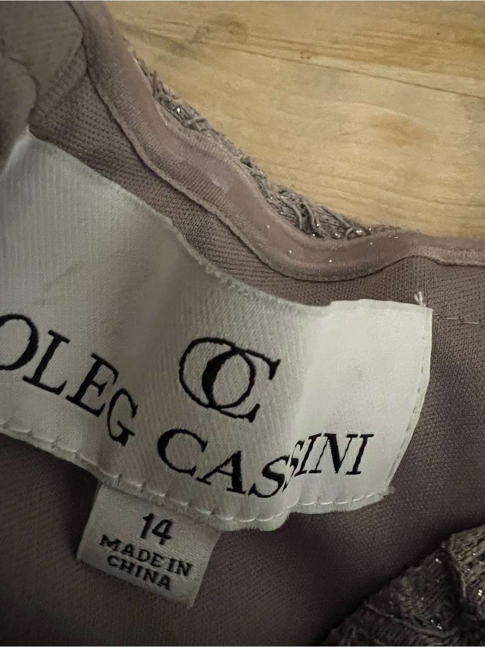 OLEG CASSINI Off-the-Shoulder Three-Quarter Sleeve Lace Sheath NWT - Picture 12 of 16